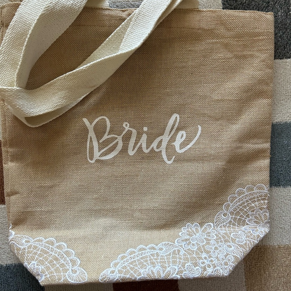 Bride Tan Tote Bag